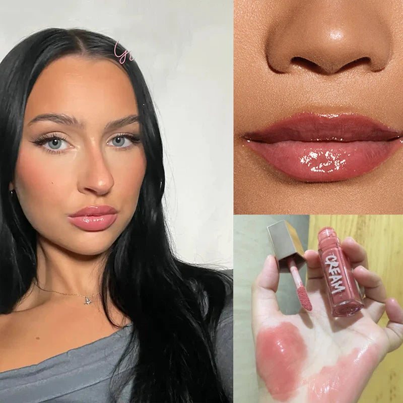 FB Gloss Bomb Cream Lip Gloss | High Shine, Glitter, Moisturizing Plumper, Long-Lasting Liquid Lipstick 9ml