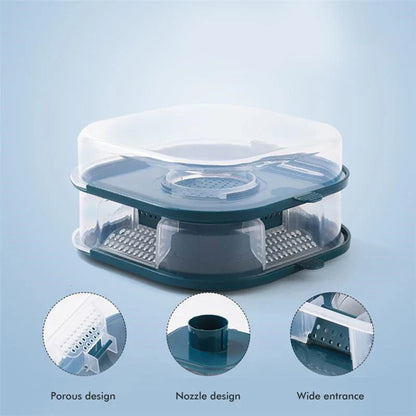 Cockroach Trap Box - Reusable Household Cockroach Catcher and Killer, Insect Control for Kitchen and Garden, Pesticide-Free