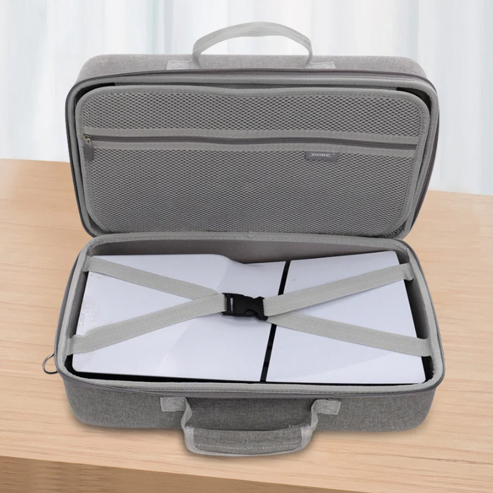 Carrying Case Protective Storage Bag for PS5 Slim – Console, Controllers & Accessories for PlayStation 5 Slim