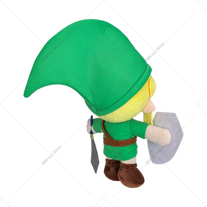 The Legend of Zelda Plush Toy – Link with Mask Soft Stuffed Cartoon Doll for Kids, Perfect Gift