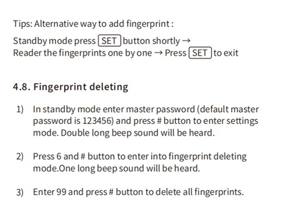 Fingerprint 5-in-1 WiFi Video Doorbell — Tuya Smart 1080P Touch Intercom System for Home Security