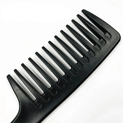 Heat Resistant Hairdressing Comb – Wet Hook Curly Hair Brush with Coarse Wide Spike Teeth, Pro Salon Styling & Dyeing Tool for Women