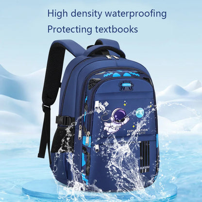 Waterproof Lightweight Backpack for Kids - Boys and Girls Schoolbag for Elementary and Middle School