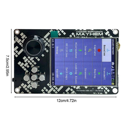 PortaPack H2M Signature Edition Portable SDR — 10.00MHz TCXO Analog GPS Radio Receiver for HackRF
