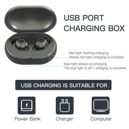 Affordable Rechargeable Mini Sound Amplifier: Portable ITE Hearing Aid for Deaf Users