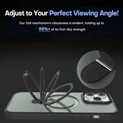 Luxury Magnetic Armor Case — Shockproof Wireless Charging Cover for iPhone 11–17 Pro/Max/Air