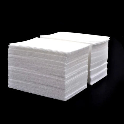 100–1000PCS Lint-Free Cotton Pads – Professional Nail Wipes for Gel Polish Removal & Nail Art Cleaning
