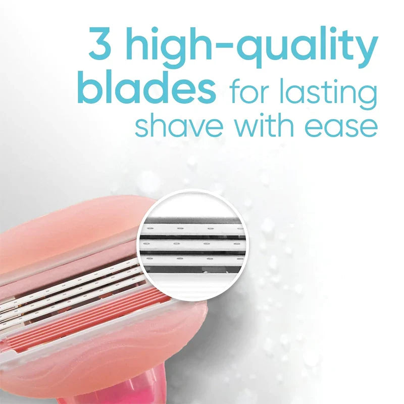 Gillette Venus ComfortGlide White Tea Razor Blade Refills - 3-Layer Blades for Smooth Shaving on All Skin Types