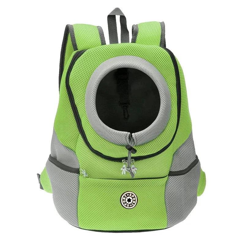 Double Shoulder Outdoor Pet Carrier Bag – Breathable Travel Bag for Dogs, Portable Pet Carrying Supplies