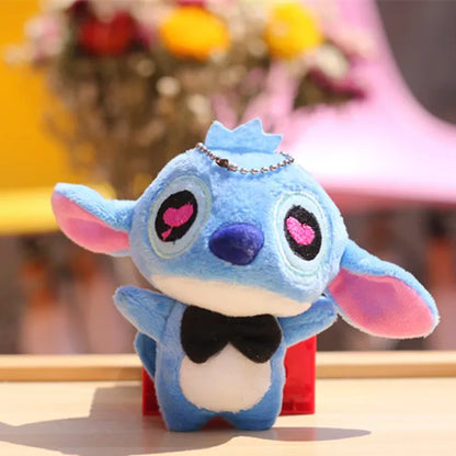 Disney Lilo & Stitch Plush Doll Keychain – Cute Stuffed Animal Pendant for Kids' Birthday & Christmas Gifts