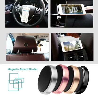 Universal Magnetic Car Phone Holder — Dashboard & Wall Mount Stand for iPhone, Xiaomi, Huawei, Samsung