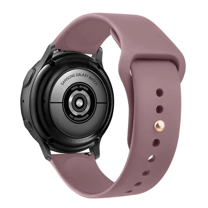 20mm/22mm Silicone Watch Strap – Compatible with Samsung Galaxy Watch 7/6/4 Classic, 5 Pro, 3, Active 2, Gear S3 & Huawei GT 2e/3/4 Bands