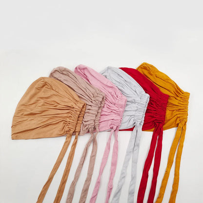 New Soft Modal Muslim Turban Hat - Inner Hijab Caps for Islamic Wear - Underscarf Bonnet for Female Headwrap - Turbante Mujer