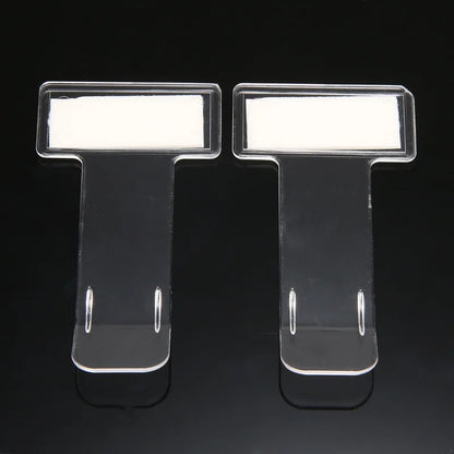 Universal Car Parking Ticket Clip | Windshield Sticker Holder | Organize Bills & Cards | Auto Interior Accessories - Pack of 2/5/10