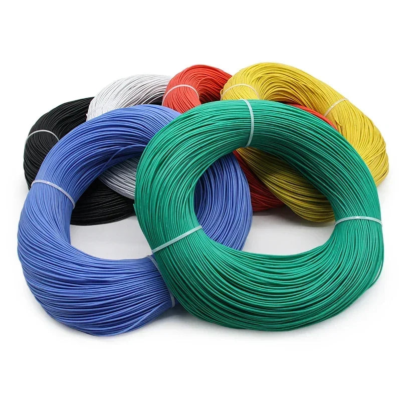Soft Silicone Automotive Electrical Wire Cable (1–10m) – Heat-Resistant Car Battery Wiring in 2–26 AWG Sizes