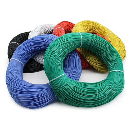 Soft Silicone Automotive Electrical Wire Cable (1–10m) – Heat-Resistant Car Battery Wiring in 2–26 AWG Sizes