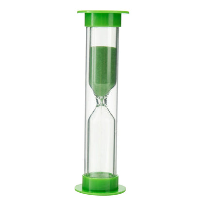 Colorful 6-Piece Plastic Sand Timers Set: Small Hourglasses for Various Time Intervals