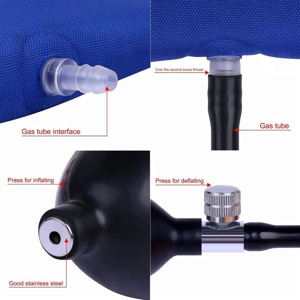 Super PDR Locksmith Pump Wedge Tools - Auto Air Wedge Airbag Lock Pick Set for Car Door Opening, Sizes S, M, L