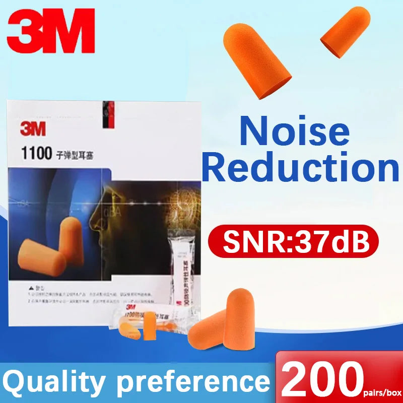 3M Industrial Anti-Noise Earplugs – Mechanical Noise Reduction & Hearing Protection