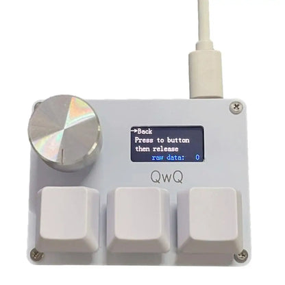 SayoDevice OSU Keyboard O3C | Rapid Trigger Hall Magnetic Red Switches with Knob & Screen, Copy-Paste Shortcut