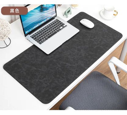 Waterproof PU Desk Pad – Large Non-Slip Mouse Pad & Keyboard Mat for Computer Laptop, Easy to Clean Protective Cover