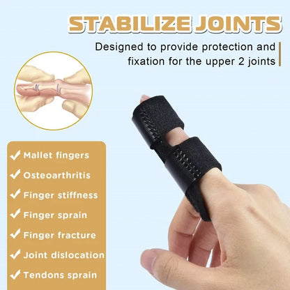 2pcs Finger Splint Brace — Trigger Finger Support Stabilizer for Arthritis, Broken Fingers & Pain Relief