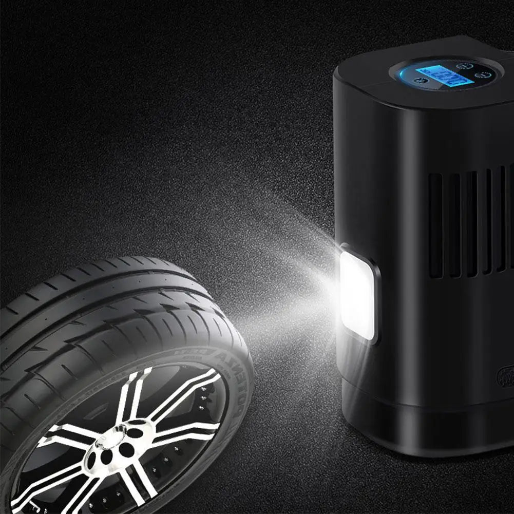 Portable Multi-Function Wireless Smart Vehicle Air Pump - Electric Blast Pump for Automobile Tires, Electric Tire Machine