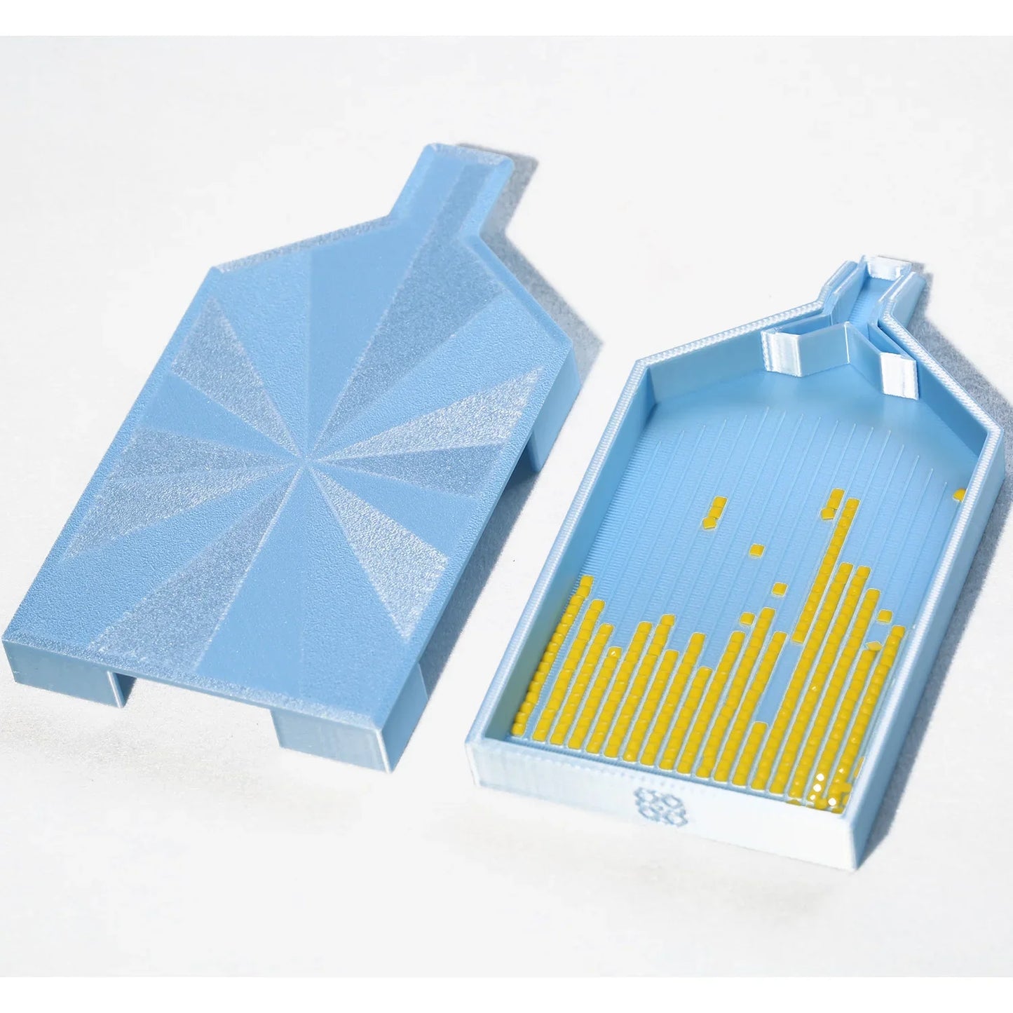 Large Diamond Painting Tray Storage Box – Y-Shape Pop-Up Plug Organizer for 5D Diamond Painting Accessories