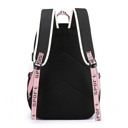 Roblox Creative School Backpack – Double Zipper Cartoon Bag for Boys & Girls, Orthopedic Durable Student Backpack, Kids Gift