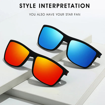 Square Polarized Sunglasses – Lightweight UV Protection Sun Glasses for Men & Women