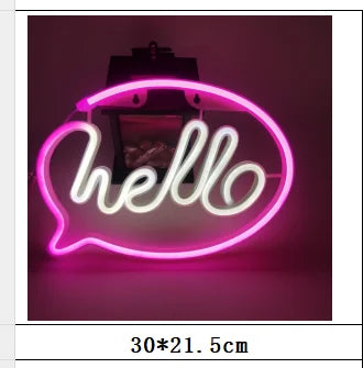 LED Neon Sign – USB/Battery Powered Customizable Wall Light for Bar, Bedroom, Game Room, Wedding Party, and Christmas Gift