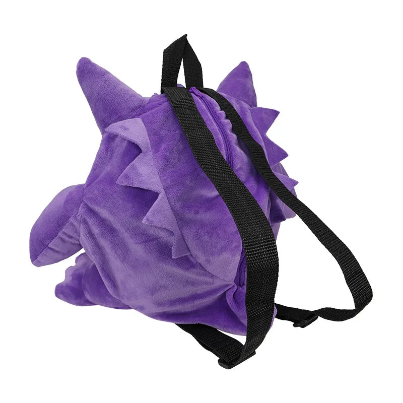 New Pokémon Gengar Plush Backpack — Style Eevee & Snorlax Schoolbag, Cosplay Bag & Xmas Gift