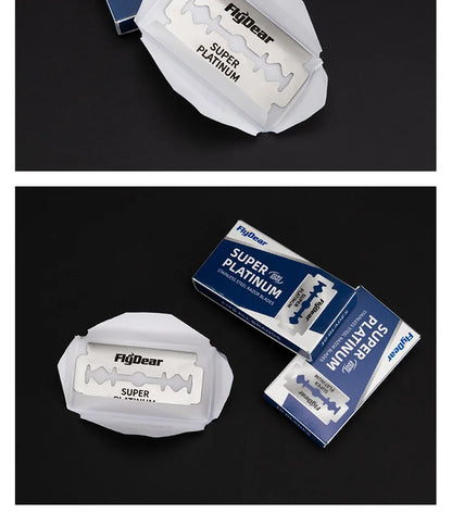 30/50/100pcs Double Edge Razor Blades – Professional Men's Safety Razor Blades for Shaving & Barber Beard Trimming