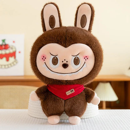 Rabbit Labubu Plush Toy — Cute Cartoon Soft Doll Pillow for Kids Gifts