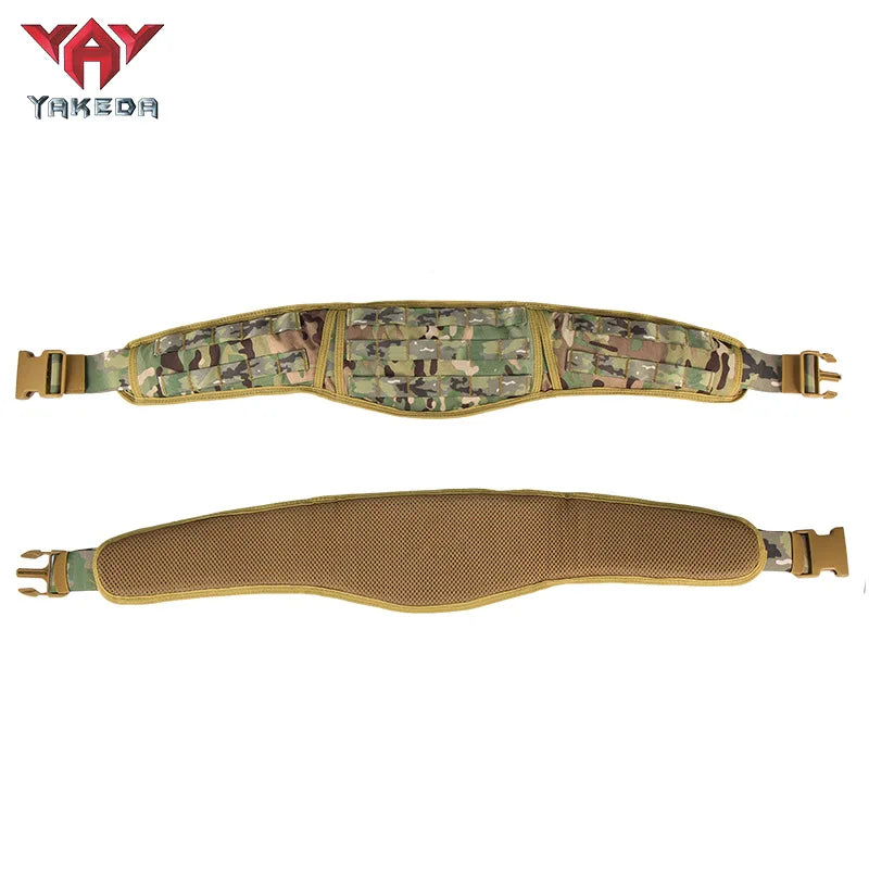 Yakeda MOLLE Pockets & Pouches – Tactical Hunting Waist Security Belt with Padded Patrol Support