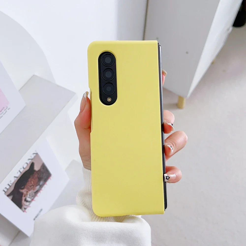 Soft Silicone Shockproof Phone Case for Samsung Galaxy Z Fold 6/5/4/3 – Multi-Color Protective Cover