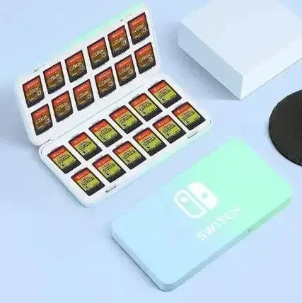 DATA FROG 24-in-1 Game Card Case – Hard Shell Storage Box for Nintendo Switch/Lite/OLED Accessories