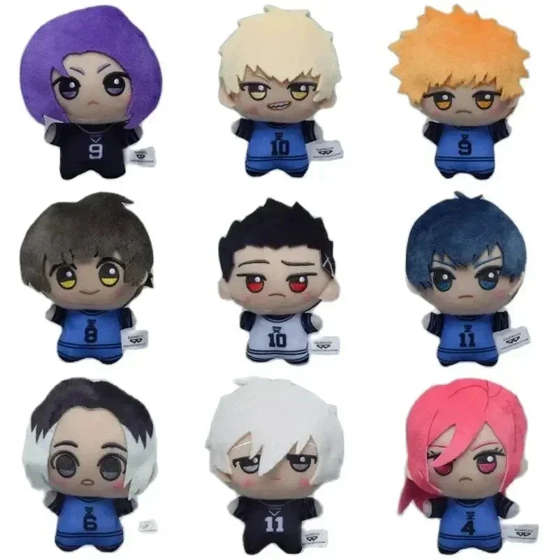 10cm Blue Lock Plush Keychain – Nagi, Seishiro, Chigiri, Hyoma, Gagamaru & Gin Soft Bag Pendant Toy Gift