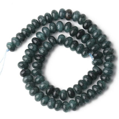 Natural Stone Rondelle Beads - 5x8mm Tourmaline, Citrine & Quartz Loose Beads for DIY Bracelets