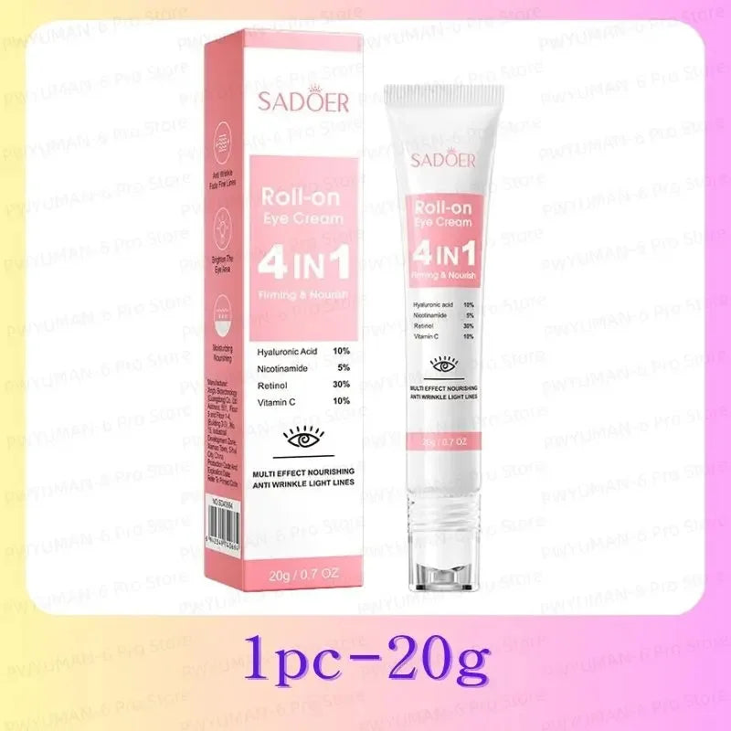 Instant Eye Bag Removal Cream – Collagen, Anti-Wrinkle, Dark Circle & Puffiness Treatment for Firming and Brightening