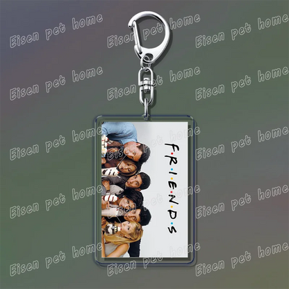 Classic Movie Keychains – Jaws, Fight Club, Avatar Pendant Key Rings for Bags & Fan Gifts