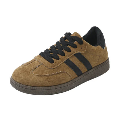 Women’s Casual Lace-Up Shoes | Lightweight Anti-Slip Flat Sneakers for Outdoor Walking