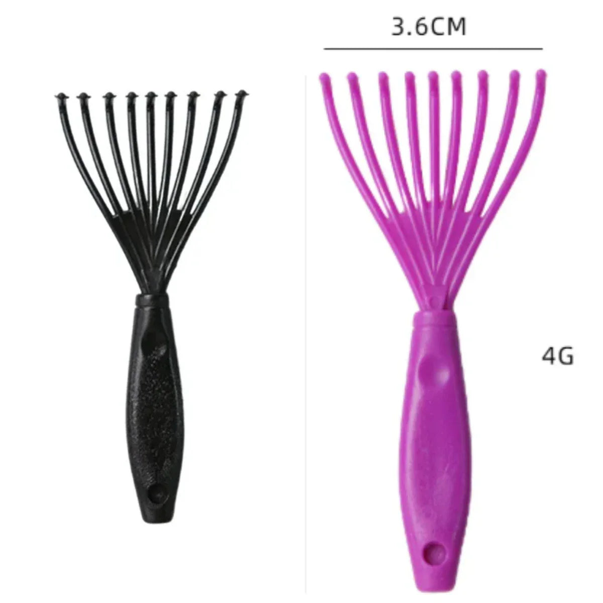 Professional Hair Salon Comb & Brush Cleaner – Aluminum Comb with Plastic Handle for Hair Removal