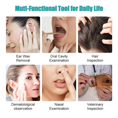 Wireless Smart Visual Ear Cleaner – 1296P Camera Otoscope Ear Wax Removal Health Care Kit