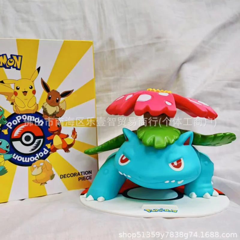 Pokemon Large Figure Set — Pikachu, Charmander, Eevee, Squirtle & Pokeball Doll Figurines, Kids Collectible Toys & Gifts