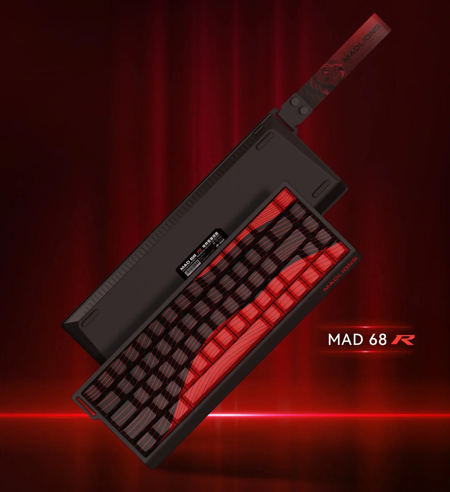 MADLIONS MAD 60/68HE Magnetic Switch Wired Gaming Keyboard – Hot Swap, Rapid Trigger, Customizable PC Gamer Accessory