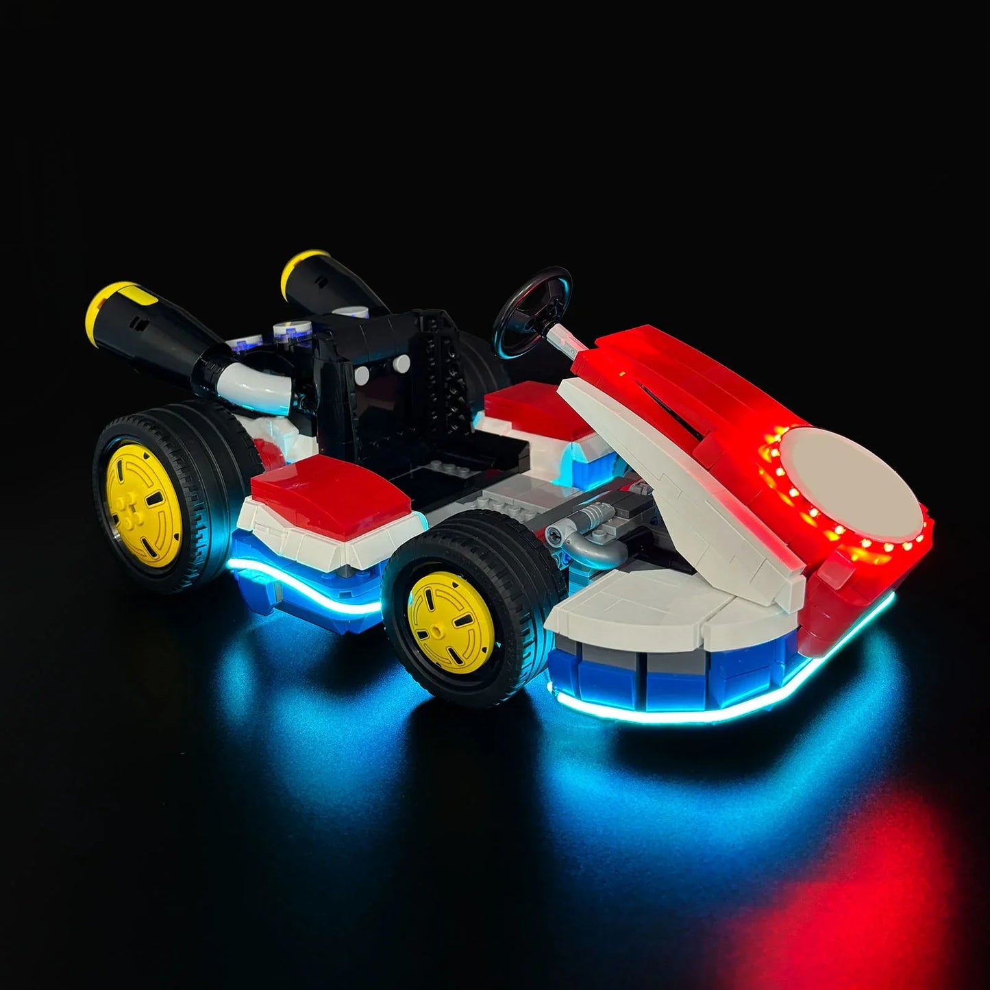 LED Light Kit for LEGO Mario Kart 72037 - Lighting Set for Mario & Standard Kart Building Blocks