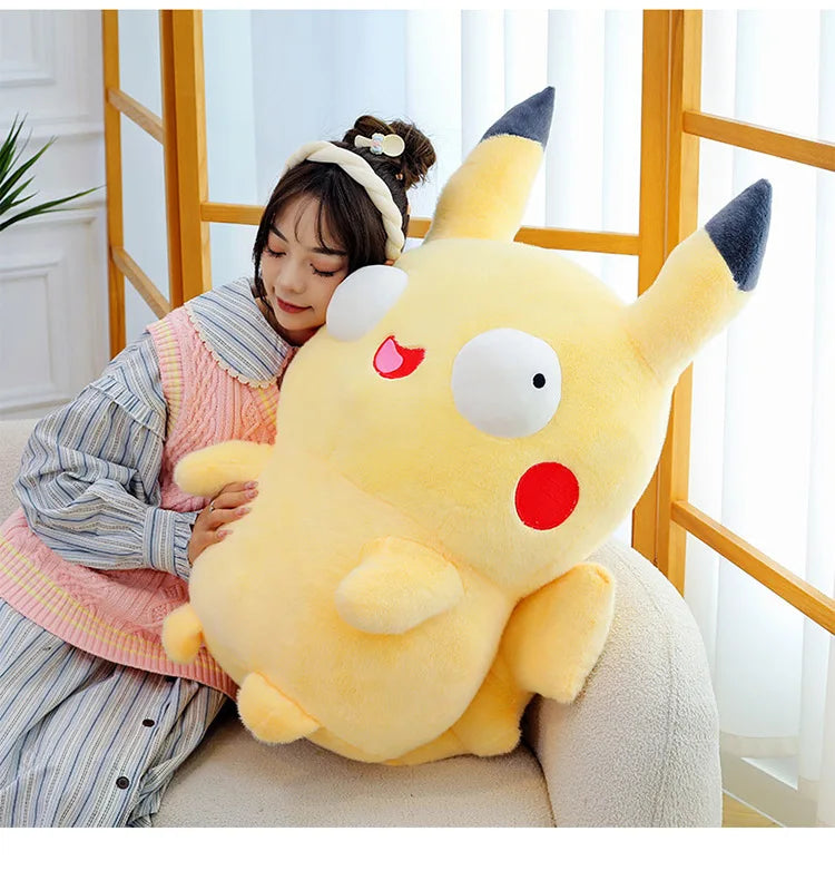 23cm Cute Pokemon Plush Toys — Pikachu, Charizard & Squirtle Soft Sleeping Pillow Dolls, Christmas Gift