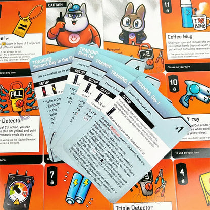 BOMBBUSTERS Board Game – English Simplified Collaborative Reasoning for 2-5 Players, Family & Parent-Child Interactive Fun