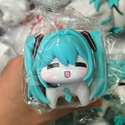 7cm Hatsune Miku Q Version Action Figure – Kawaii PVC Anime Desktop Decoration Toy